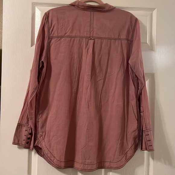 Free People Button Down • Mauve color - Picture 3 of 4